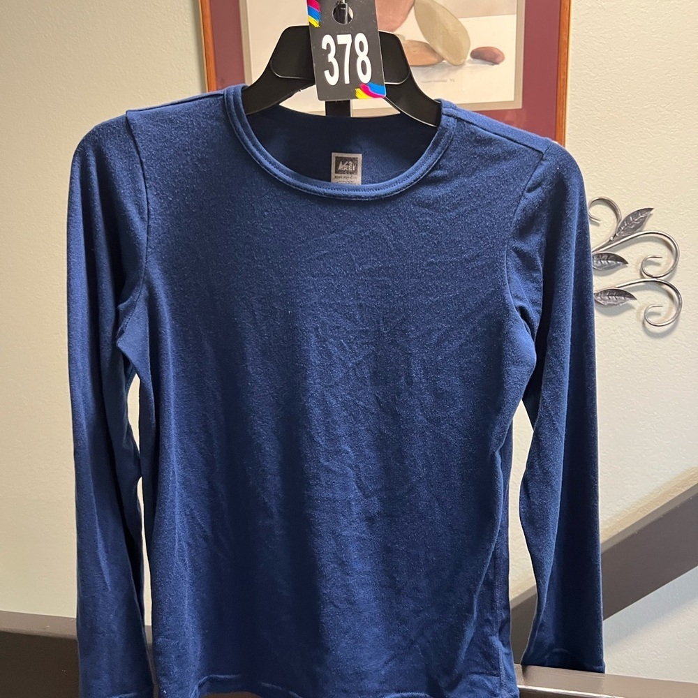 REI Kids Navy Long Sleeve Shirt #378